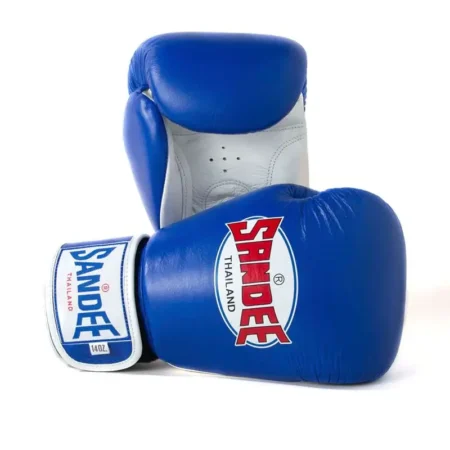 Sandee ABG1 Authentic 2 Tone Boxing Gloves-Blue/ White