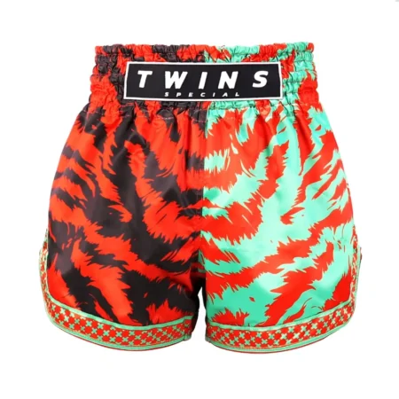 Twins TBS Jungle Muay Thai Shorts Black Green