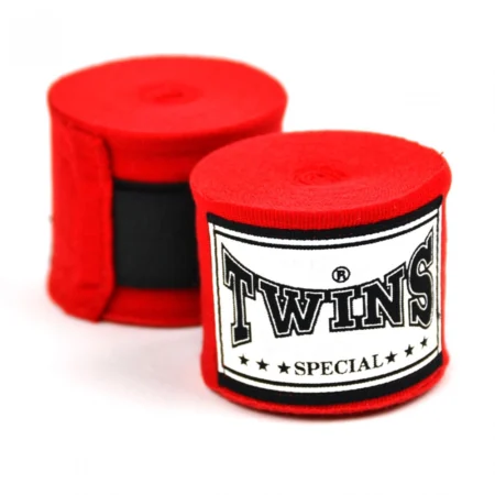 Twins CH5 5m Premium Elastic Handwraps Red