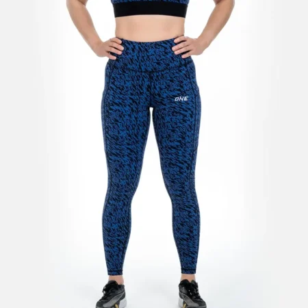 ONE Elite Leggings 7/8- Blue Black