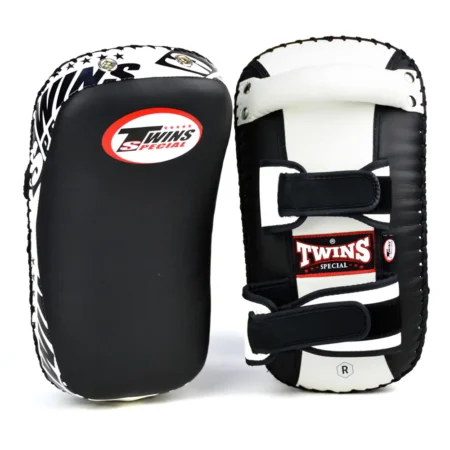 Twins KPS10 Black White Light Weight Thai Kick Pads
