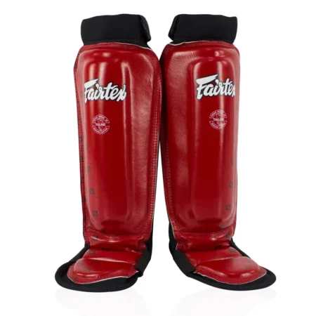 Fairtex SP6 MMA Style Red Shin Guards