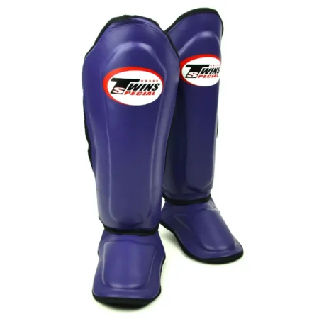 Twins SGL10 Dark Purple Double Padded Shin Guards