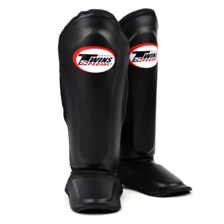 Twins SGL10 Black Double Padded Shin Guards