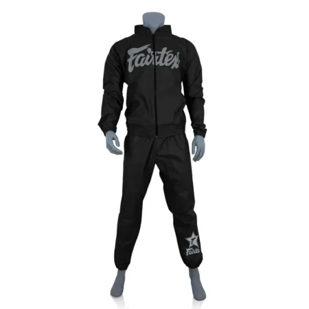 Fairtex VS3 Vinyl Sweatsuit Black-Grey